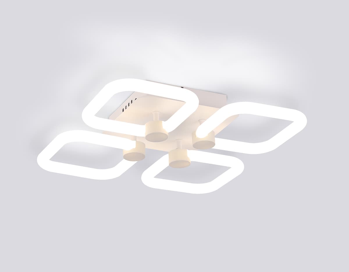 FA3819/4 WH белый 3000K-6400K 67W 380*380*90 (ПДУ ИК)