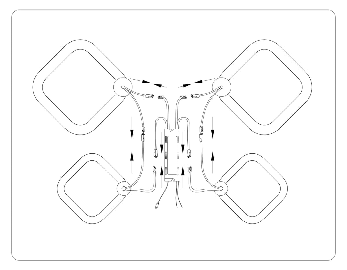 FA3822/4 WH белый 3000K-6400K 86W 720*430*130 (ПДУ ИК)