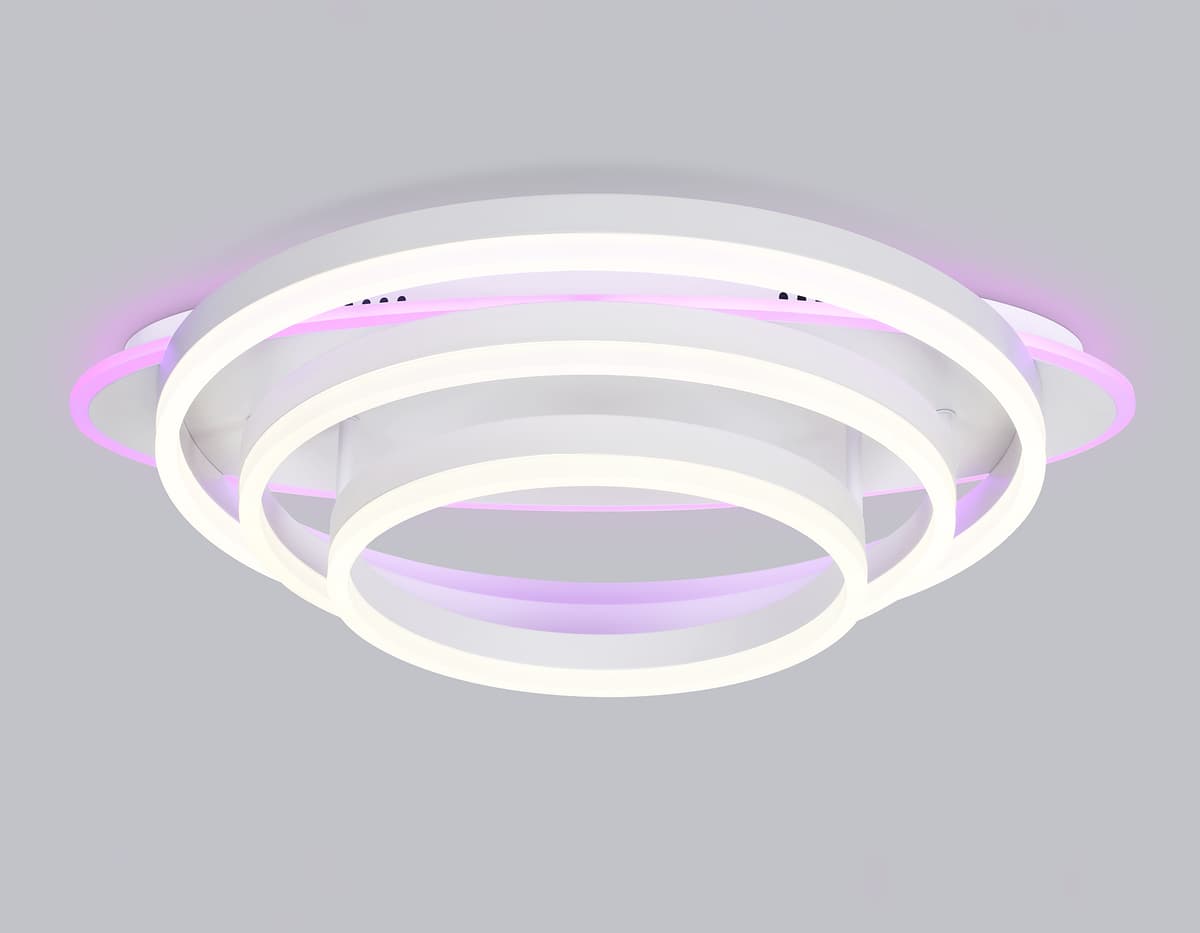 FA8522 WH белый 146W 3000K-6400K+RGB 560*500*150 (ПДУ РАДИО 2.4G)