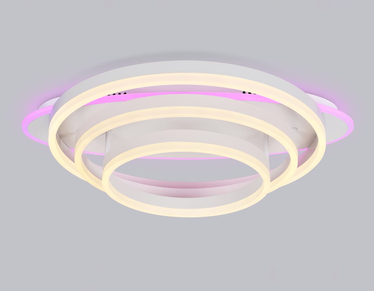 FA8522 WH белый 146W 3000K-6400K+RGB 560*500*150 (ПДУ РАДИО 2.4G)