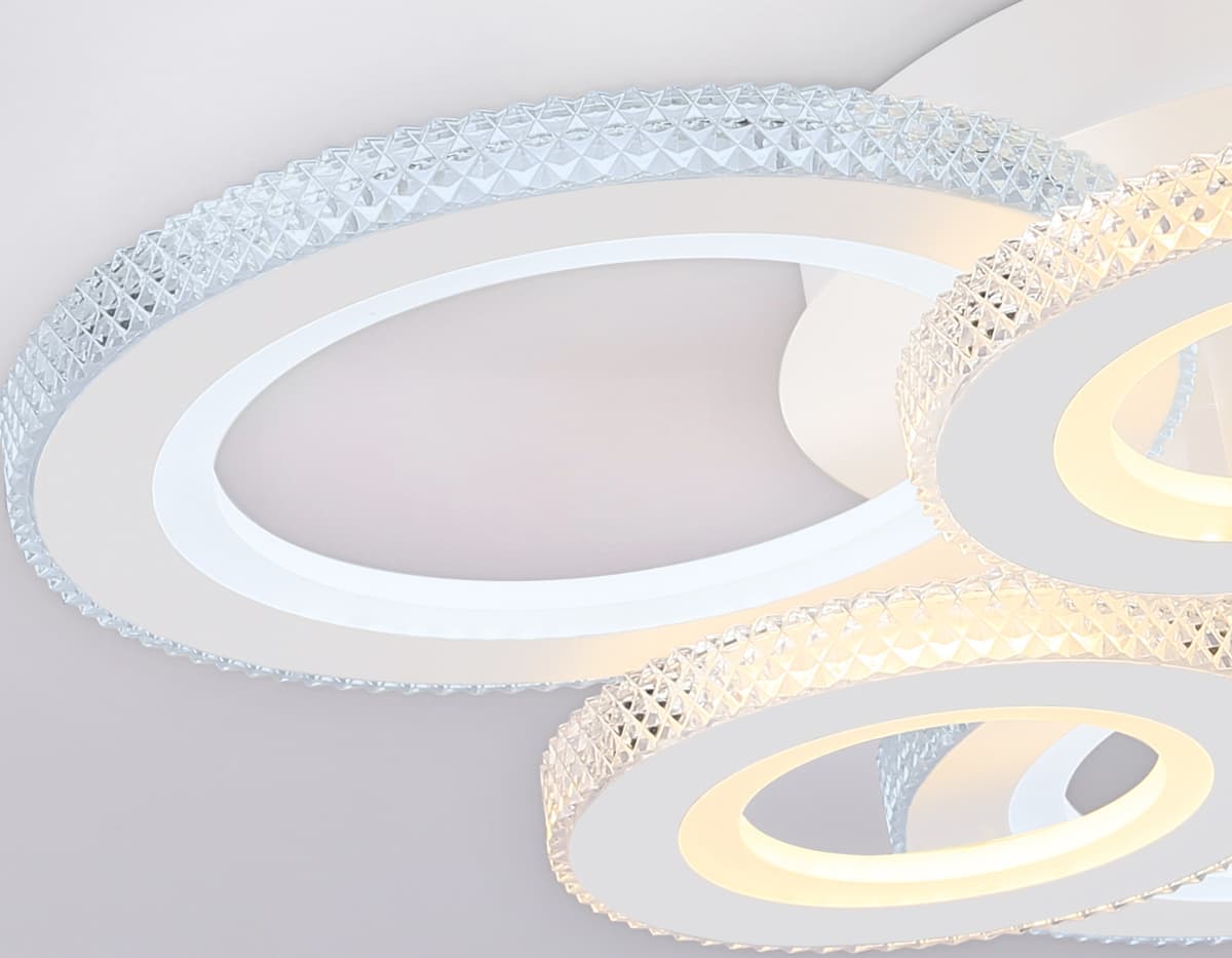 FA8872/3+3 WH белый 3000K-6400K 63W 550*510*125 (ПДУ ИК)