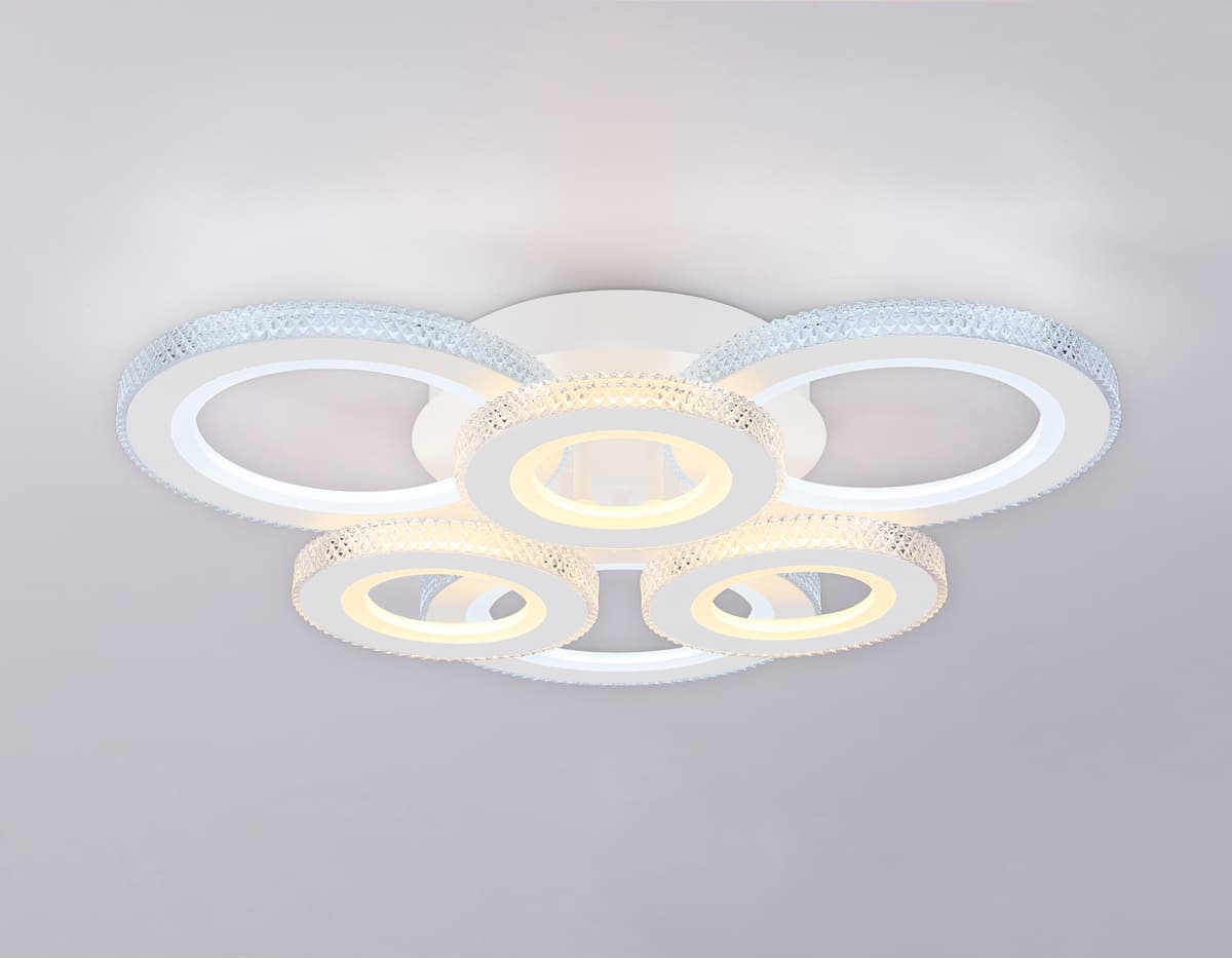 FA8872/3+3 WH белый 3000K-6400K 63W 550*510*125 (ПДУ ИК)