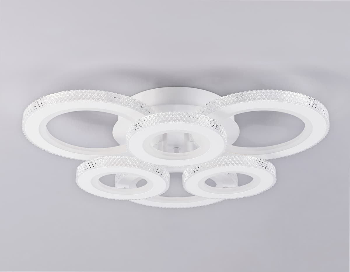 FA8872/3+3 WH белый 3000K-6400K 63W 550*510*125 (ПДУ ИК)