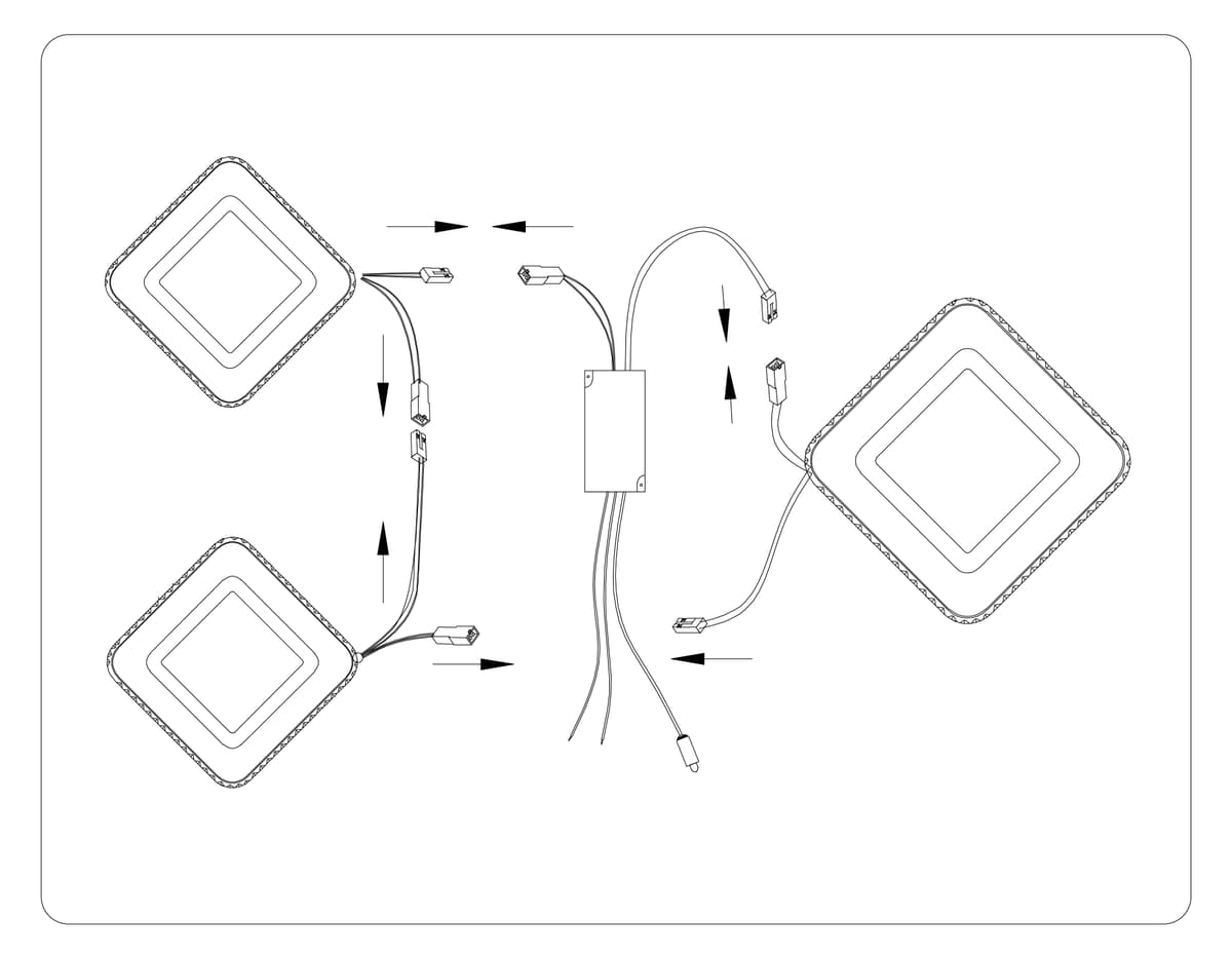 FA8877/3 WH белый 3000K-6400K 62W 410*290*170 (ПДУ ИК)
