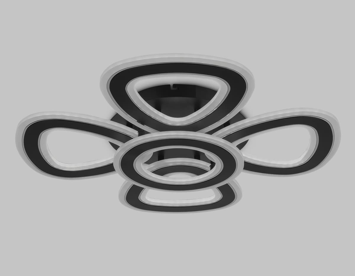 FA8926/4+1 BK/CH черный/хром 163W 3000K-6400K 590*590*120 (ПДУ РАДИО 2.4G)