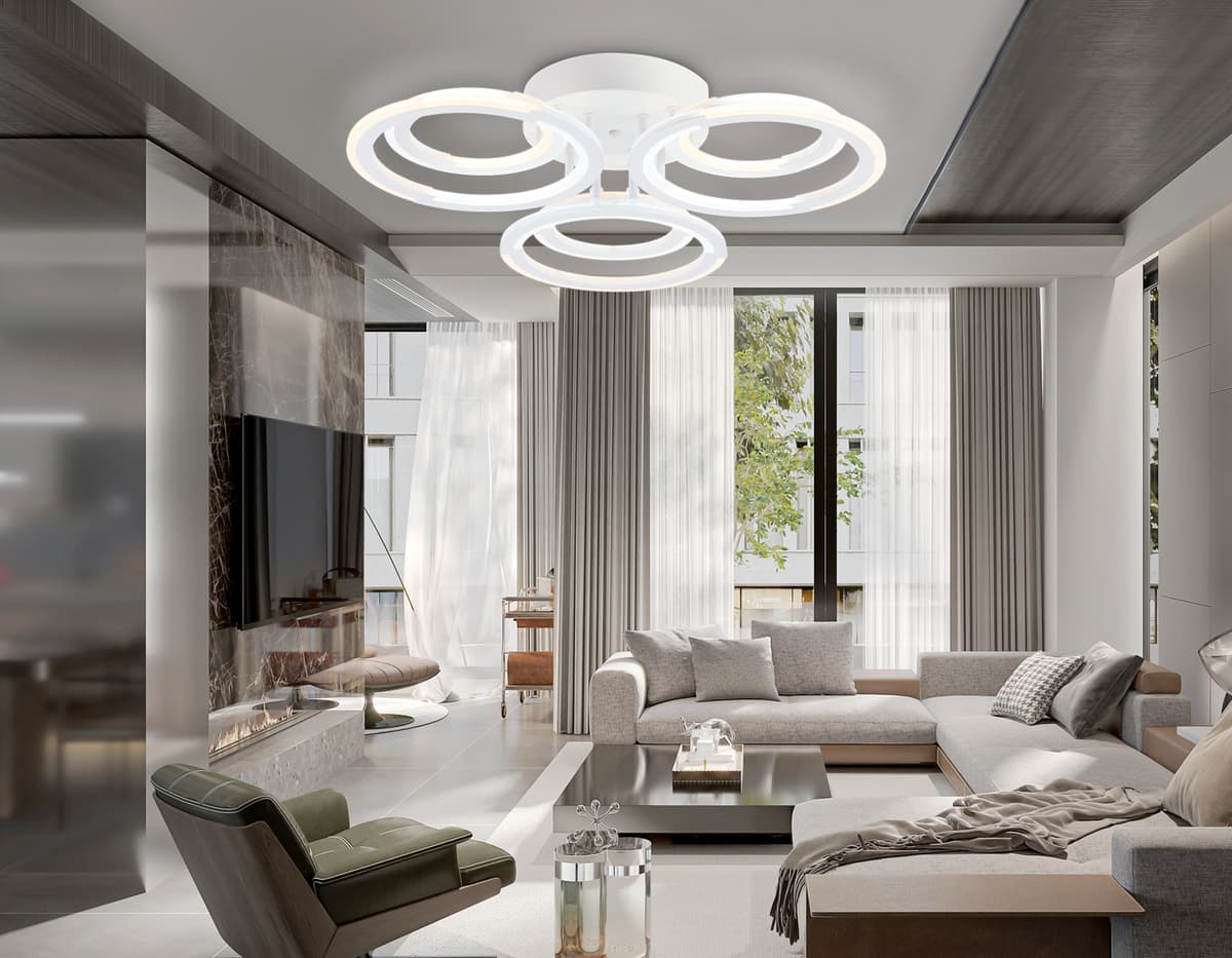 FA8943/3+3 WH белый 79W 3000-6000K D580*120 (ПДУ ИК)