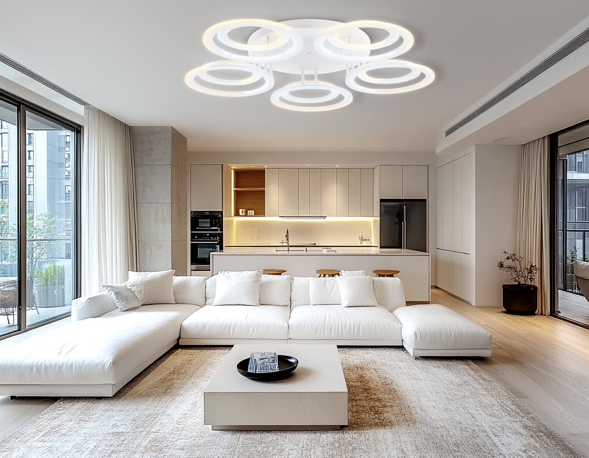 FA8944/5+5 WH белый 132W 3000-6000K D735*115 (ПДУ ИК)