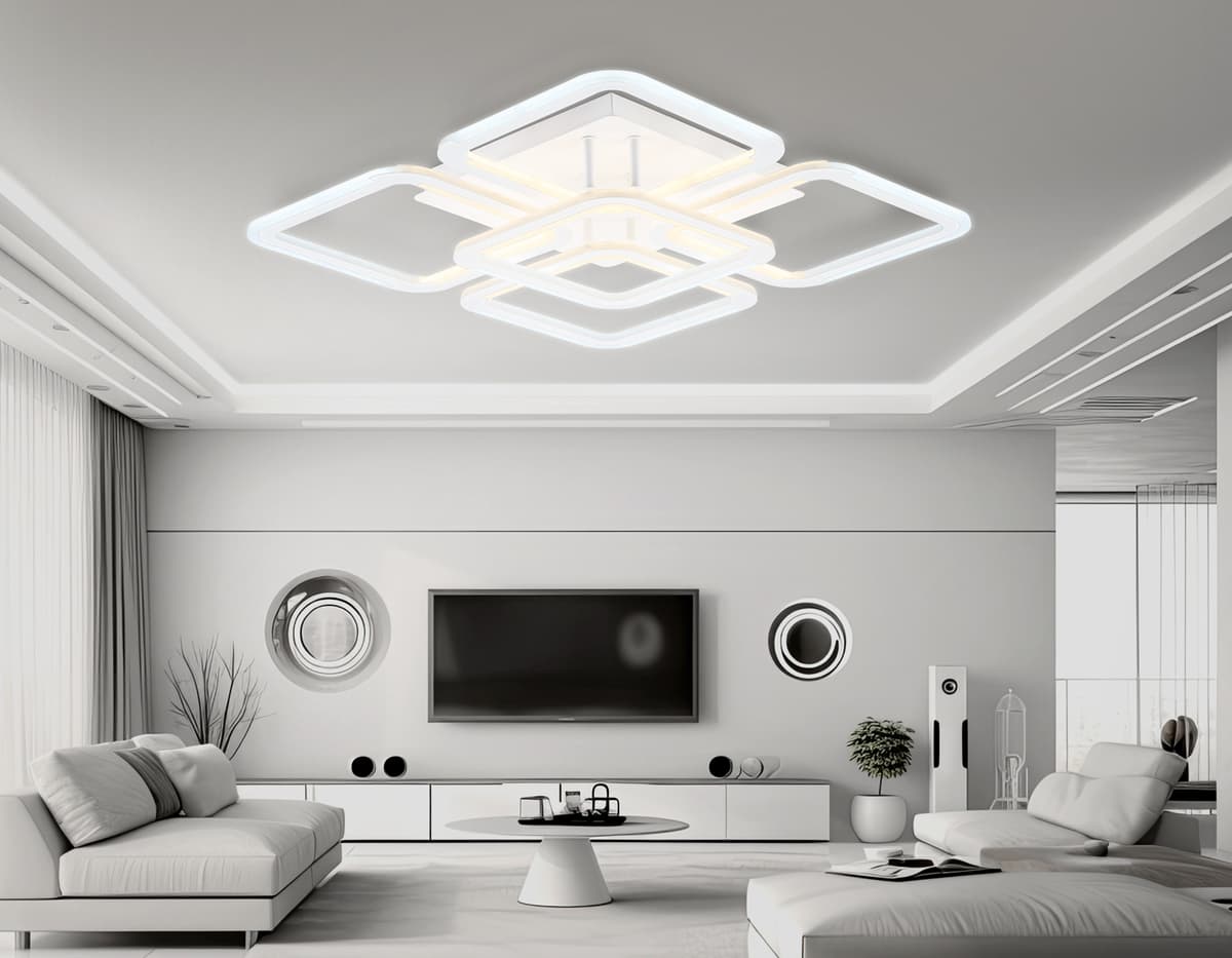 FA8949/4+1 WH белый 78W 3000-6000K 485*485*115 (ПДУ ИК)