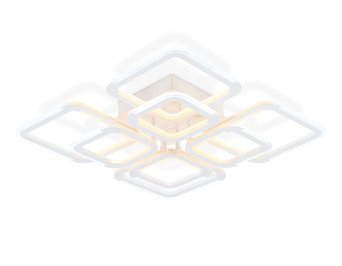 FA8950/4+4 WH белый 101W 3000-6000K 540*540*120 (ПДУ ИК)