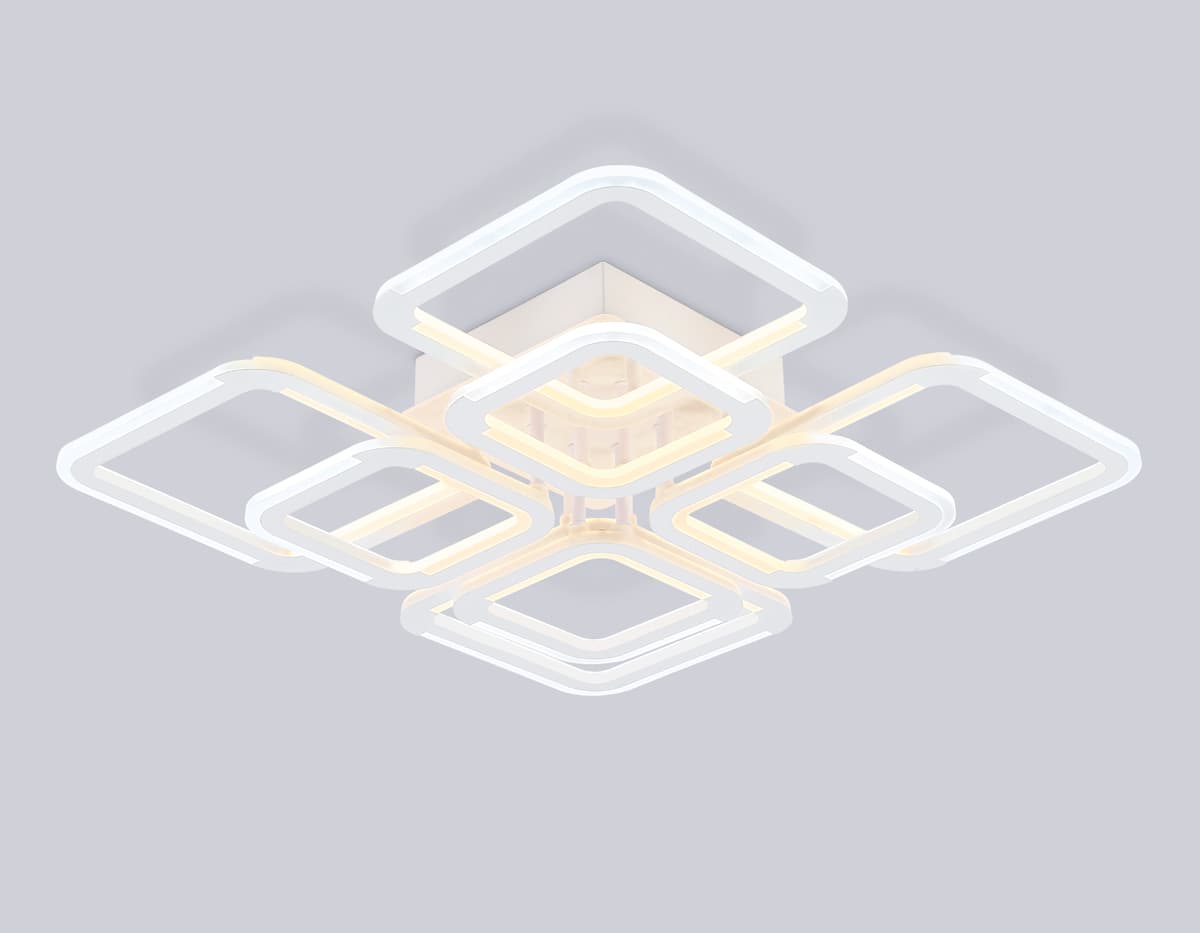 FA8950/4+4 WH белый 101W 3000-6000K 540*540*120 (ПДУ ИК)