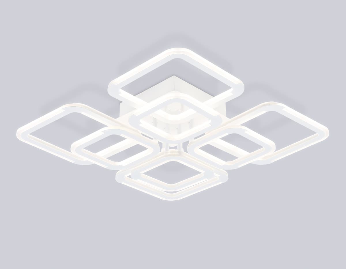 FA8950/4+4 WH белый 101W 3000-6000K 540*540*120 (ПДУ ИК)