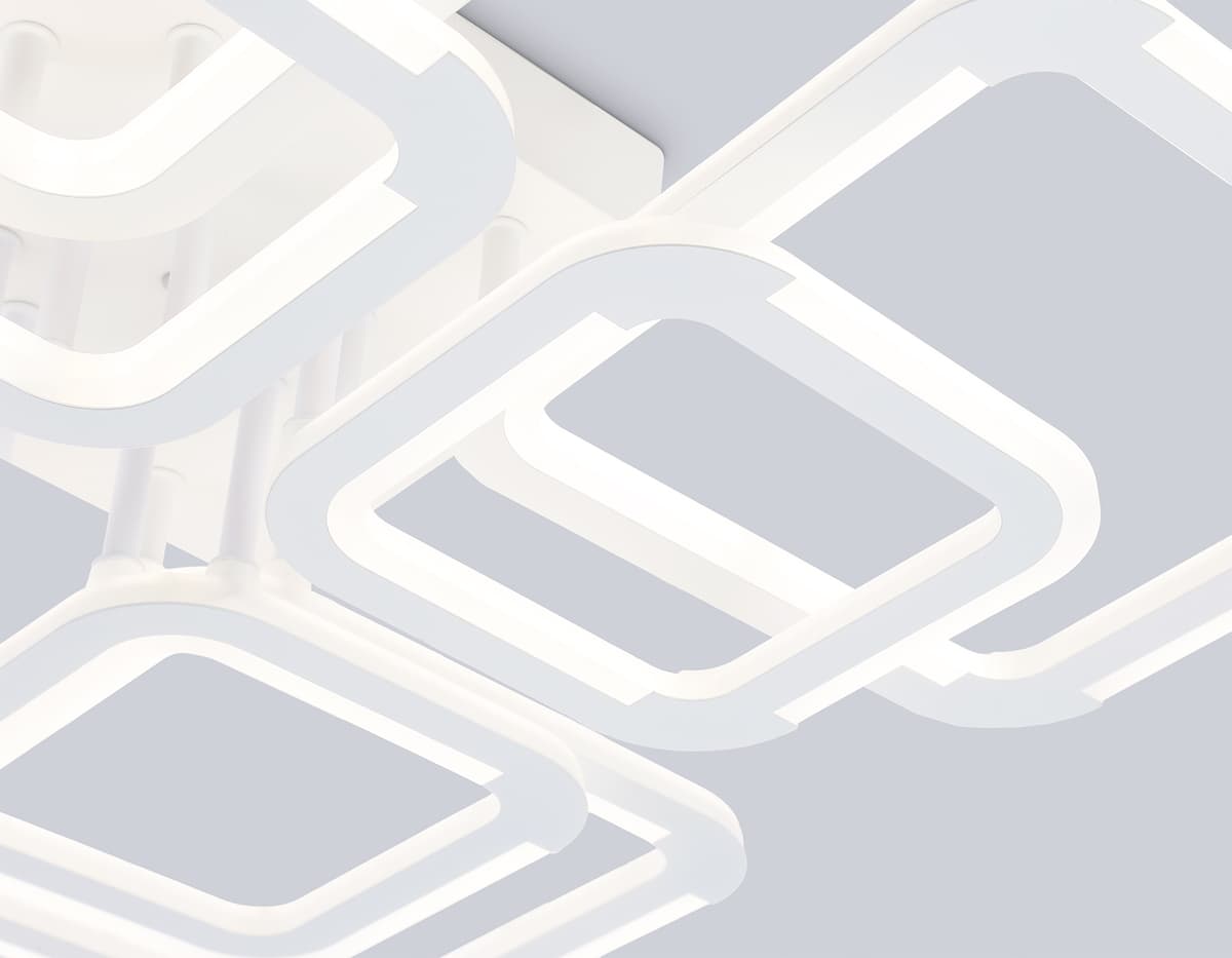 FA8950/4+4 WH белый 101W 3000-6000K 540*540*120 (ПДУ ИК)