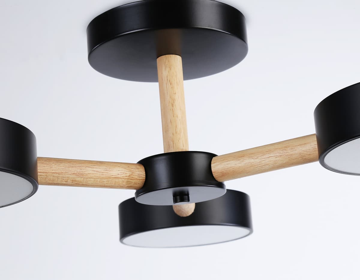 FL4823/3 BK черный 3000K-6400K 40W D580*160 (ПДУ ИК)