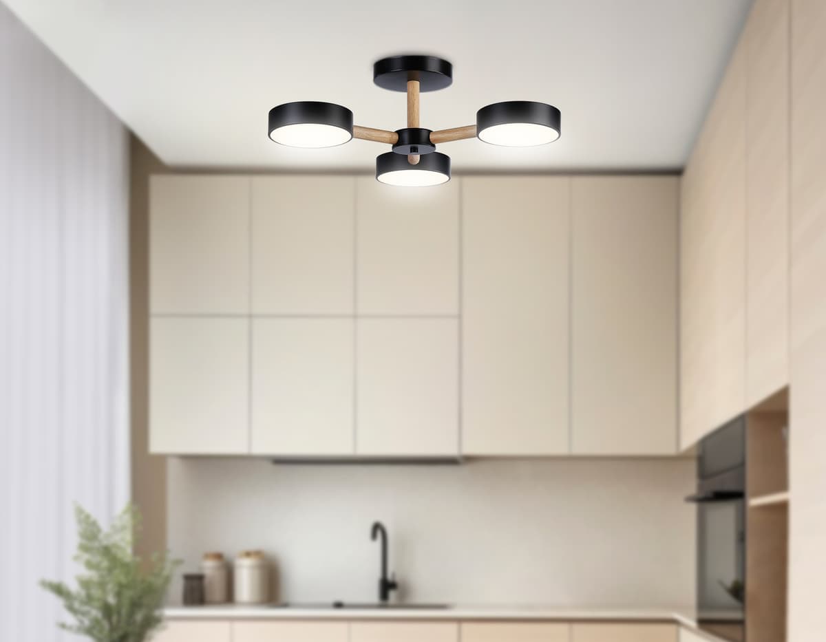 FL4823/3 BK черный 3000K-6400K 40W D580*160 (ПДУ ИК)