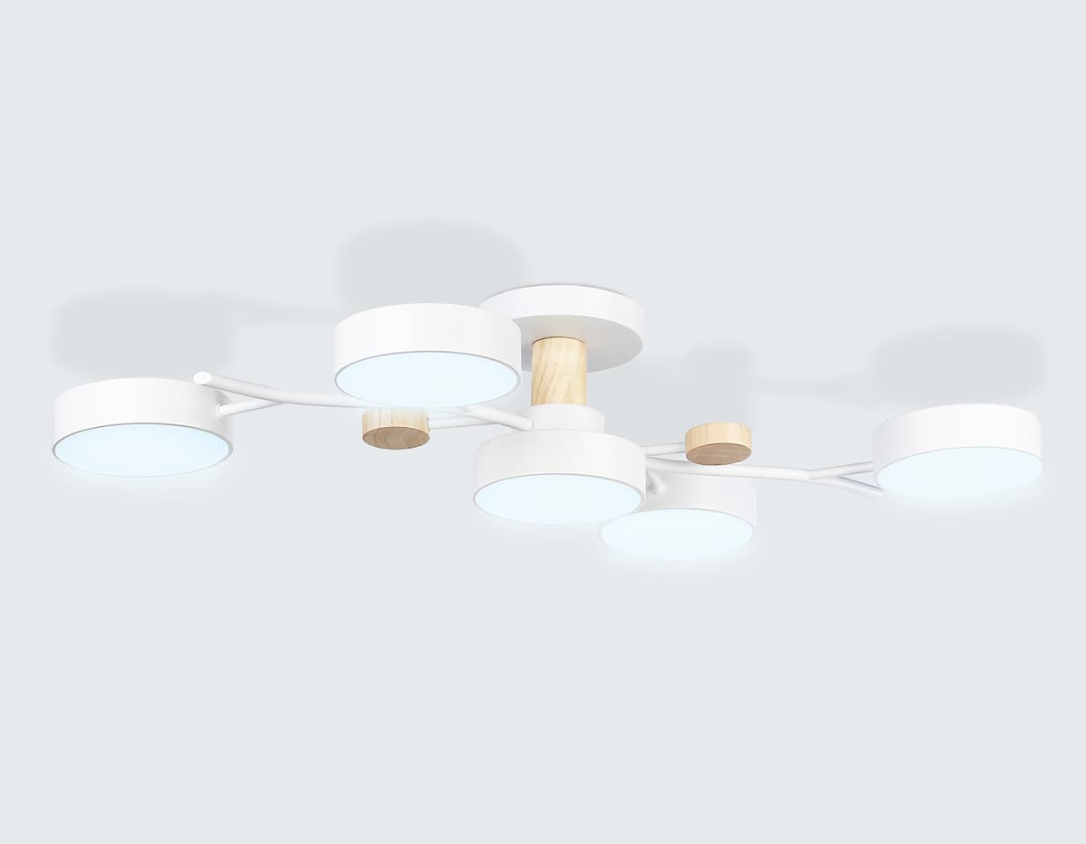 FL4834/5 WH белый 3000K-6400K 70W 830*400*160 (ПДУ ИК)