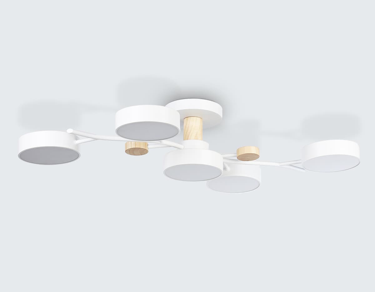 FL4834/5 WH белый 3000K-6400K 70W 830*400*160 (ПДУ ИК)