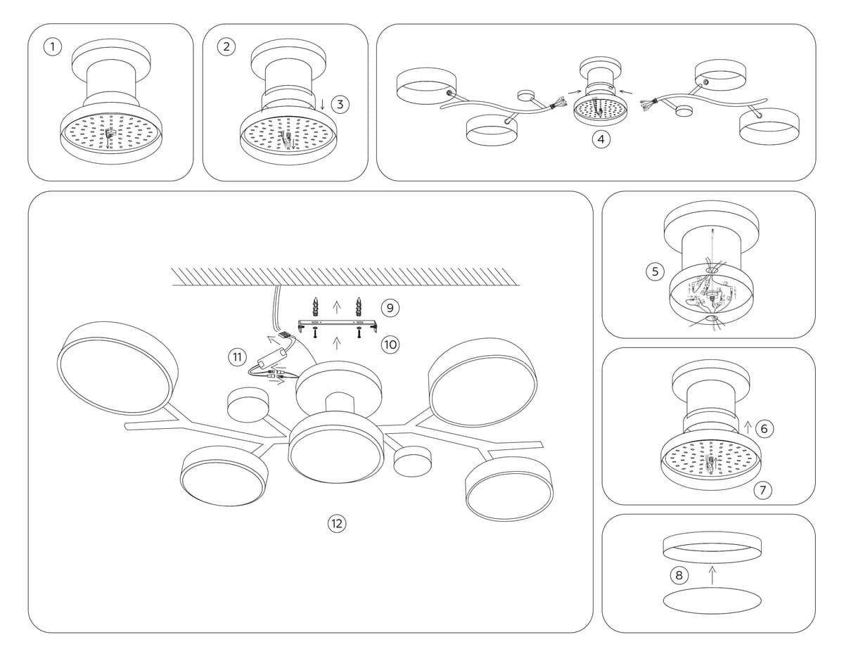 FL4834/5 WH белый 3000K-6400K 70W 830*400*160 (ПДУ ИК)