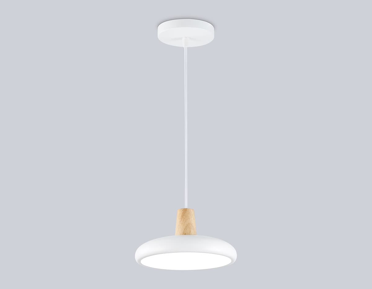 FL4838 WH/WD белый/дерево 24W 3000-6000K D200*800 (без ПДУ)