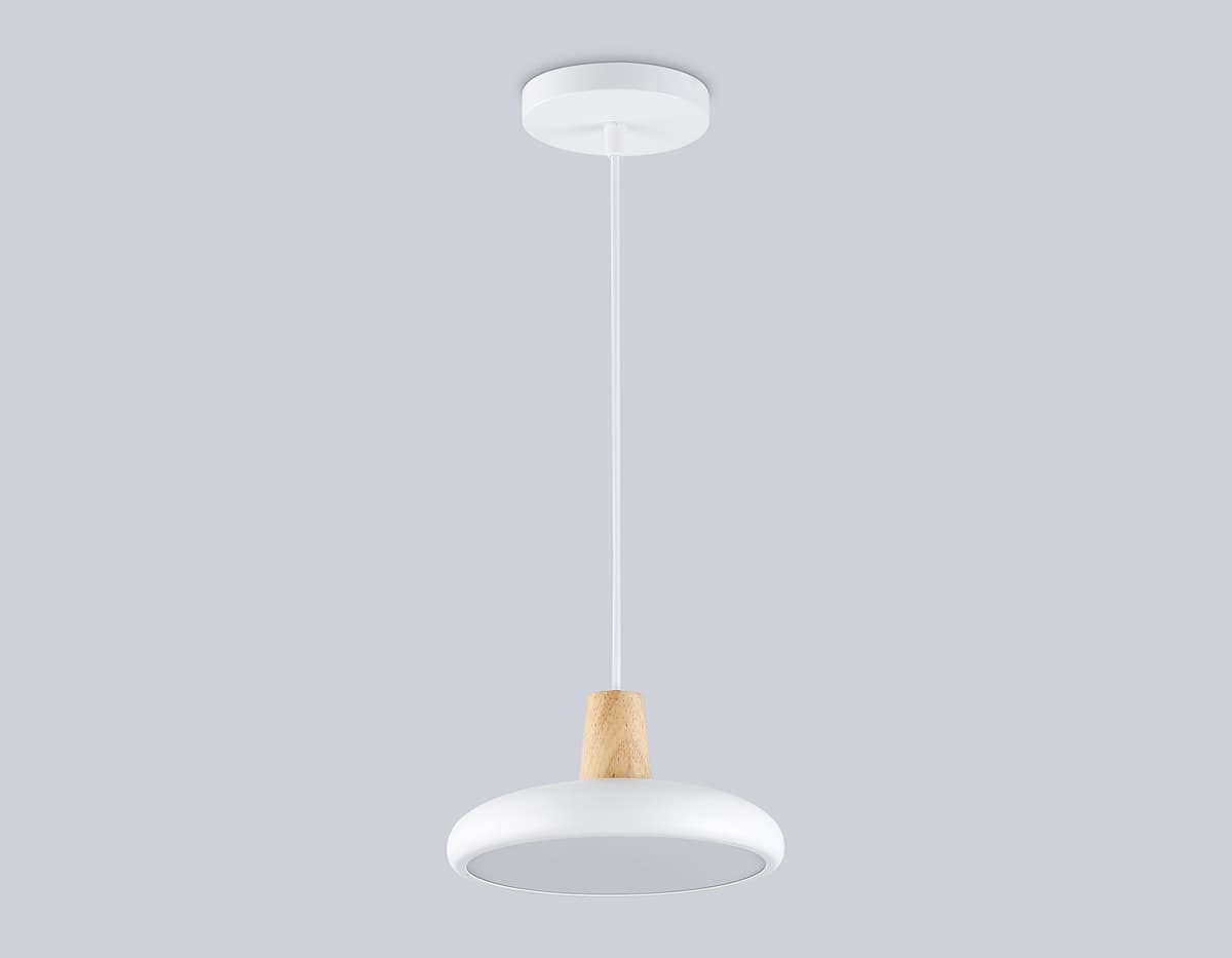 FL4838 WH/WD белый/дерево 24W 3000-6000K D200*800 (без ПДУ)