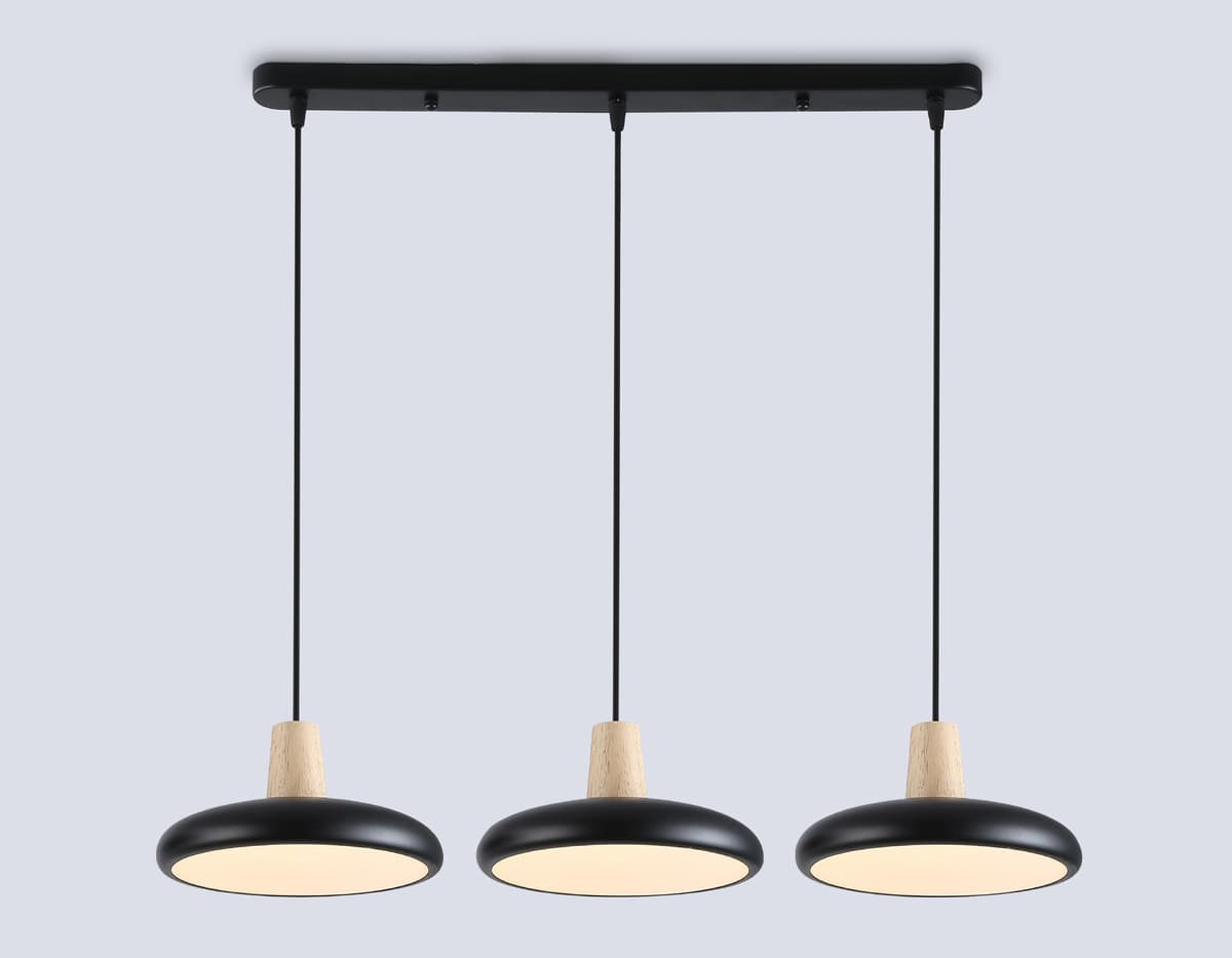 FL4841/3 BK/WD черный/дерево 72W 3000-6000K 550*200*800 (без ПДУ)