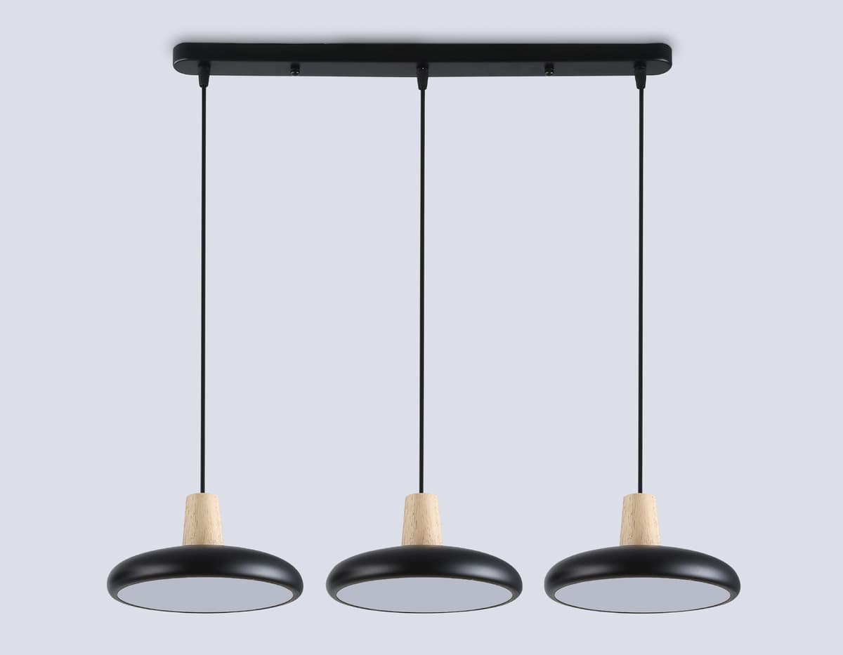 FL4841/3 BK/WD черный/дерево 72W 3000-6000K 550*200*800 (без ПДУ)