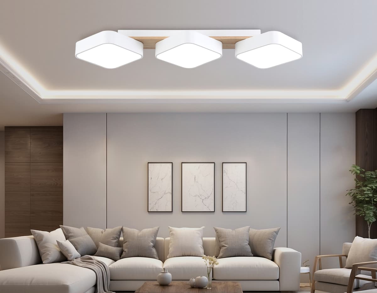 FL4877/3 WH/WD белый/дерево 54W 3000-6000K 680*200*70 (без ПДУ)