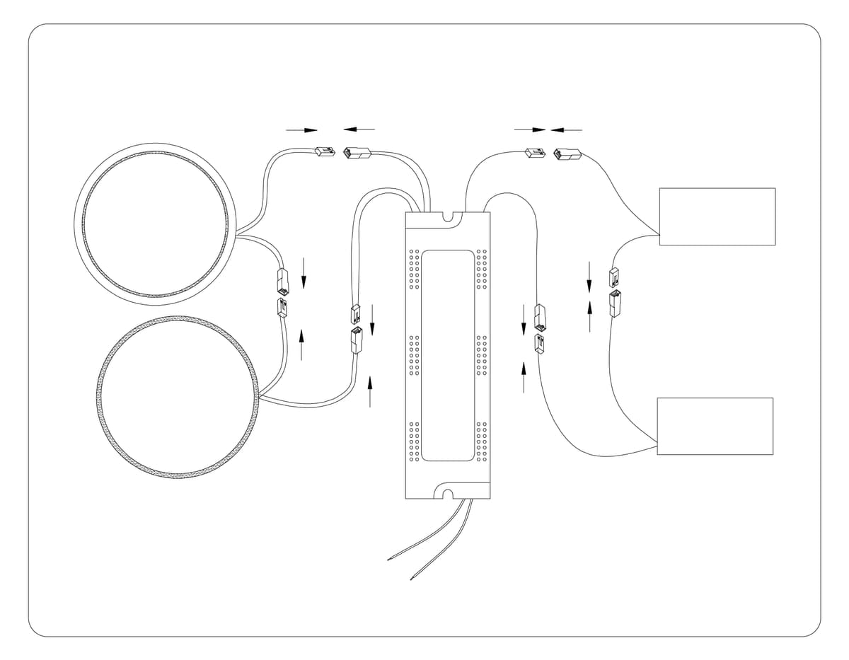FL51391/1+2 WH белый 3000K-6400K 65W 560*480*120 (ПДУ РАДИО 2.4G)