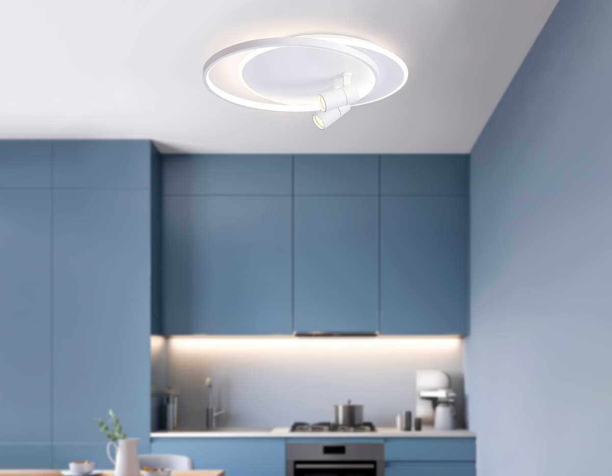 FL51391/1+2 WH белый 3000K-6400K 65W 560*480*120 (ПДУ РАДИО 2.4G)