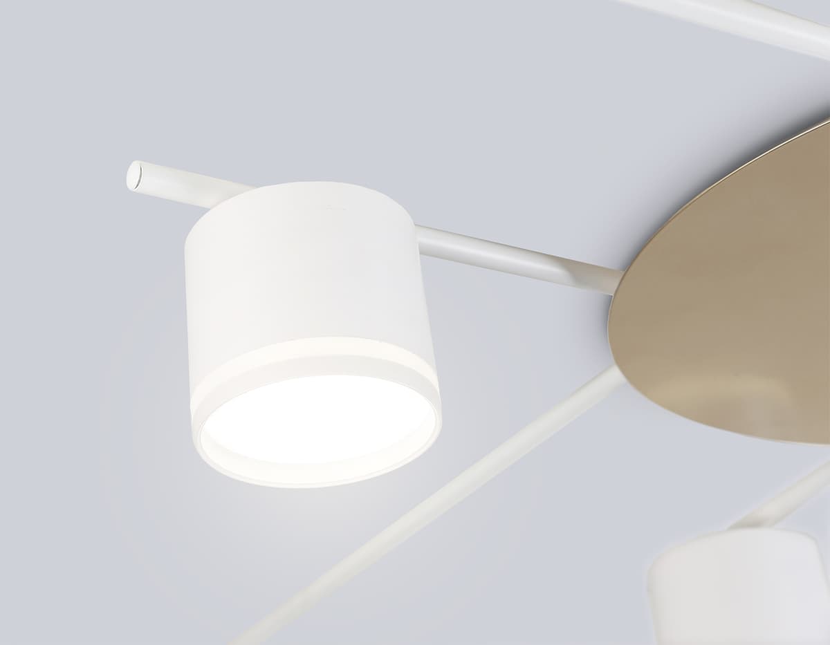 FL51759/8 WH/GD белый/золото GX53/8 max 12W 870*870*95