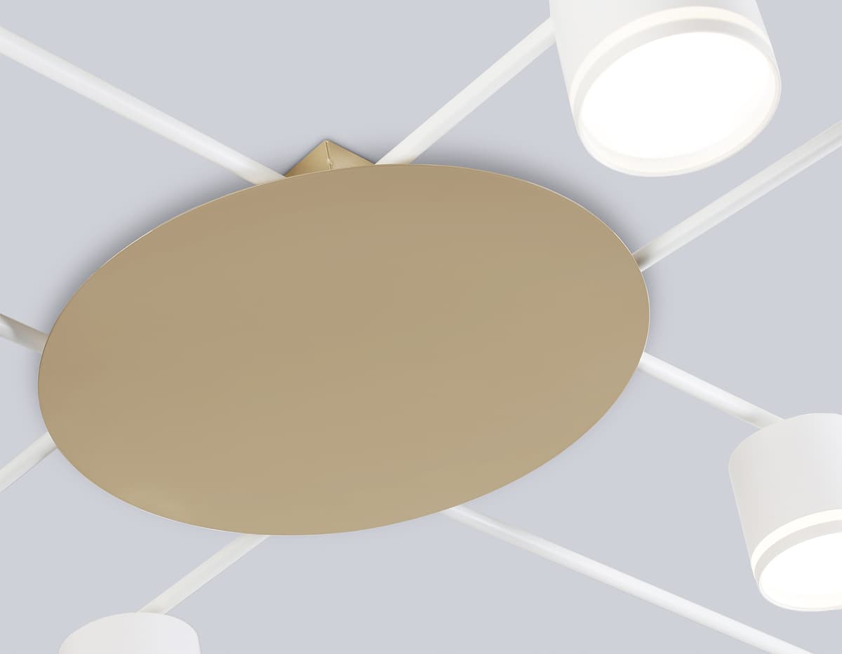 FL51759/8 WH/GD белый/золото GX53/8 max 12W 870*870*95