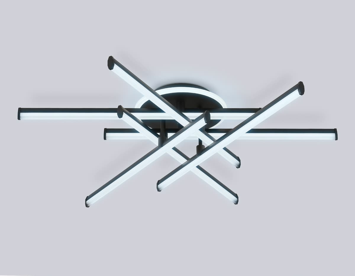 FL6252 BK черный 97W 3000K-6400K 805*760*170 (ПДУ ИК)