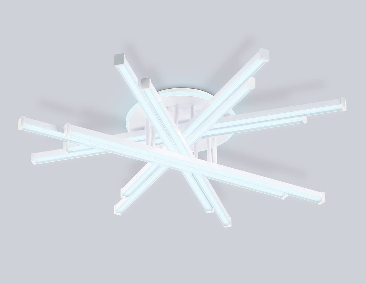 FL6275 WH белый 134W 3000K-6400K 800*800*165 (ПДУ ИК)