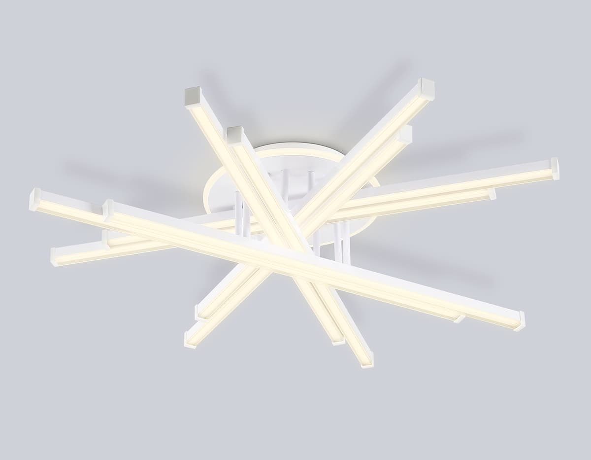 FL6275 WH белый 134W 3000K-6400K 800*800*165 (ПДУ ИК)