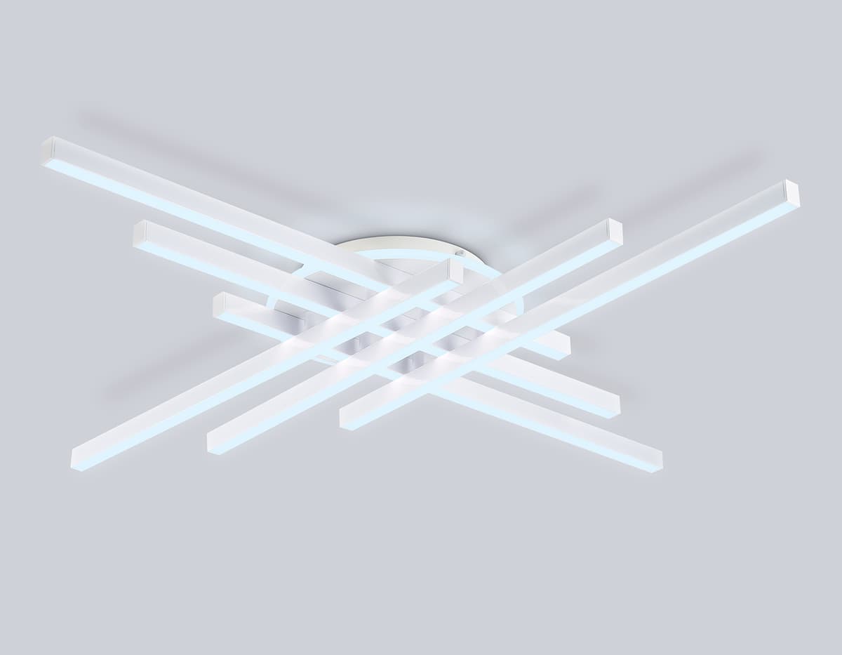 FL6285 WH белый 110W 3000K-6400K 950*950*90 (ПДУ ИК)