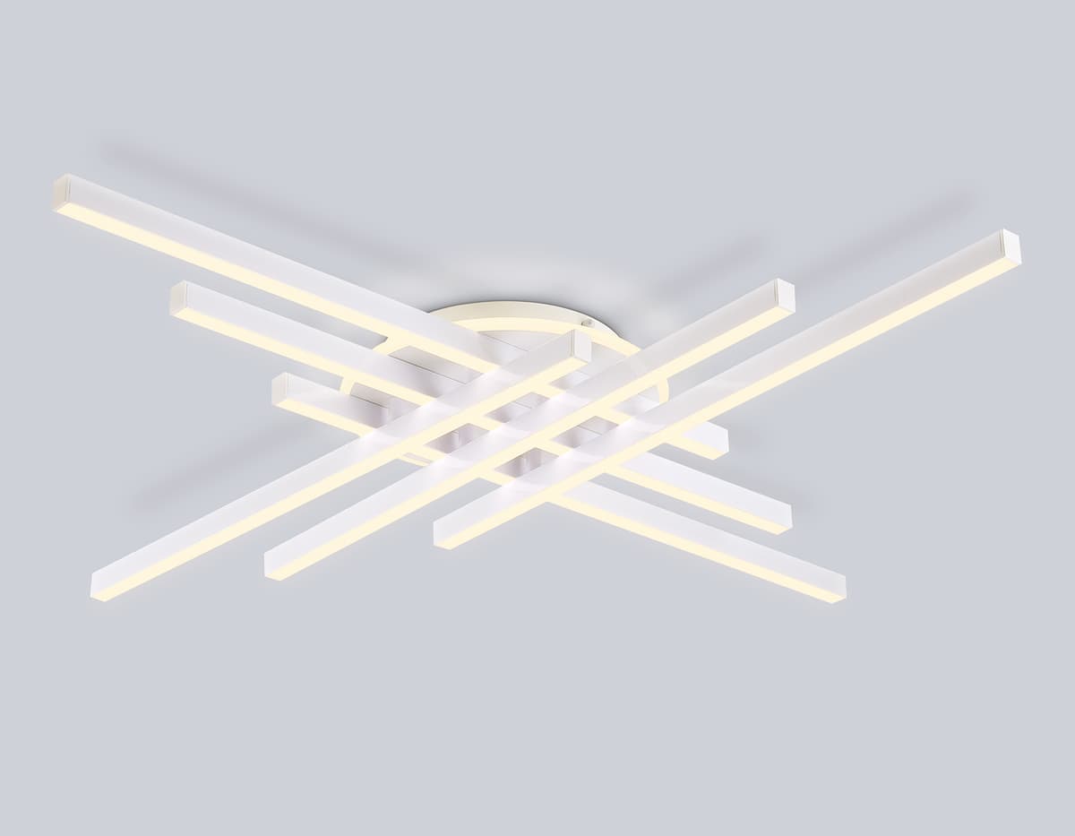 FL6285 WH белый 110W 3000K-6400K 950*950*90 (ПДУ ИК)