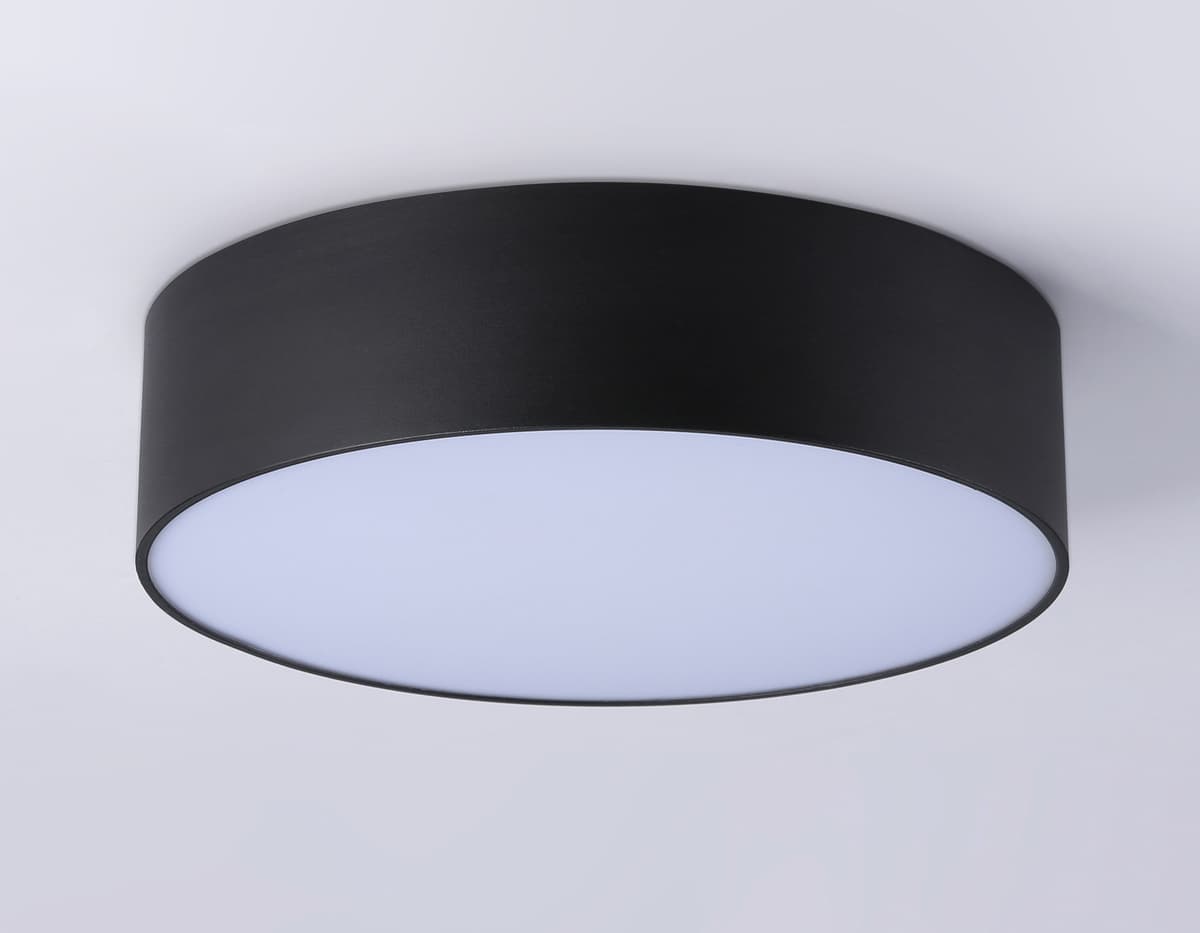 FV5517 BK черный LED 18W 3000K D160*58 (Без ПДУ)