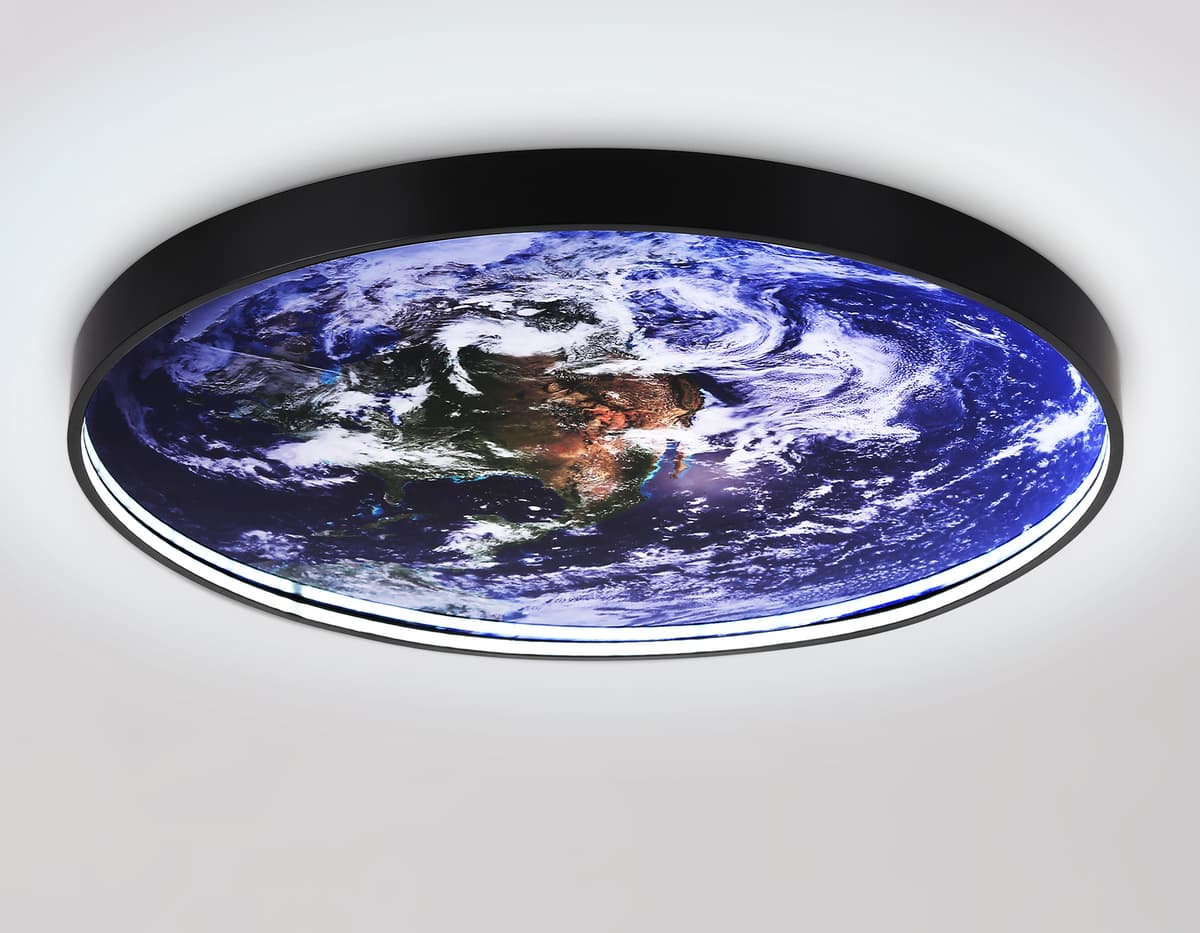 FW11135 BK черный 38W LED 3000-6400K D600*38