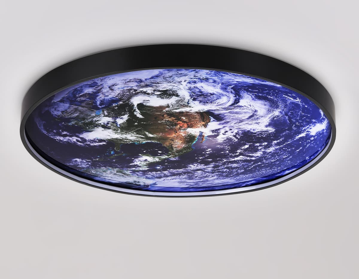 FW11135 BK черный 38W LED 3000-6400K D600*38