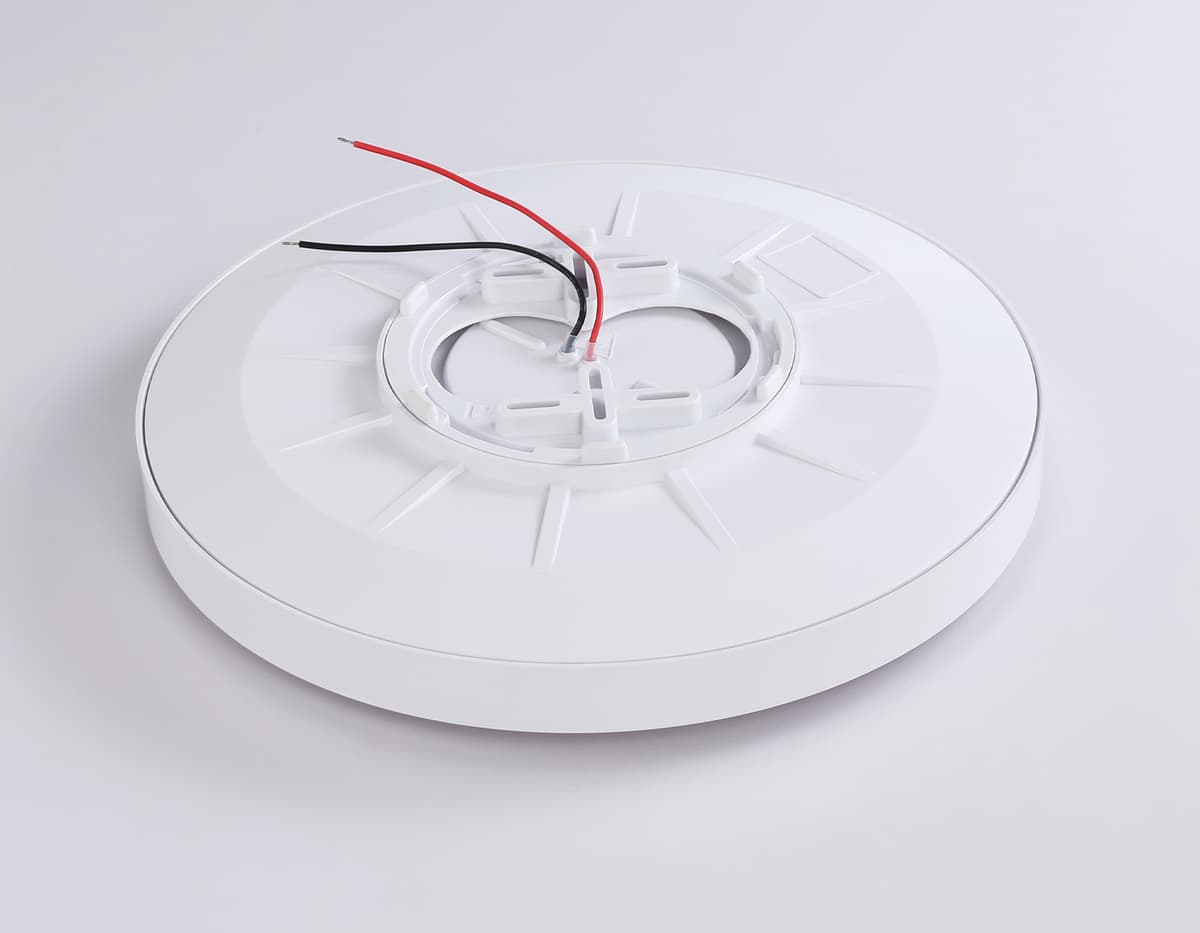 FZ1247 WH/BK белый/черный IP54 20W 5000K D300*60 (Без ПДУ)