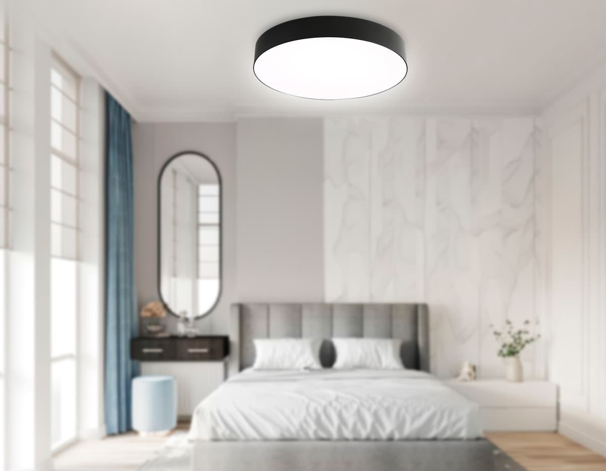 FZ1365 BK черный IP20 60W 3000-6500K 490*80 (ПДУ ИК)