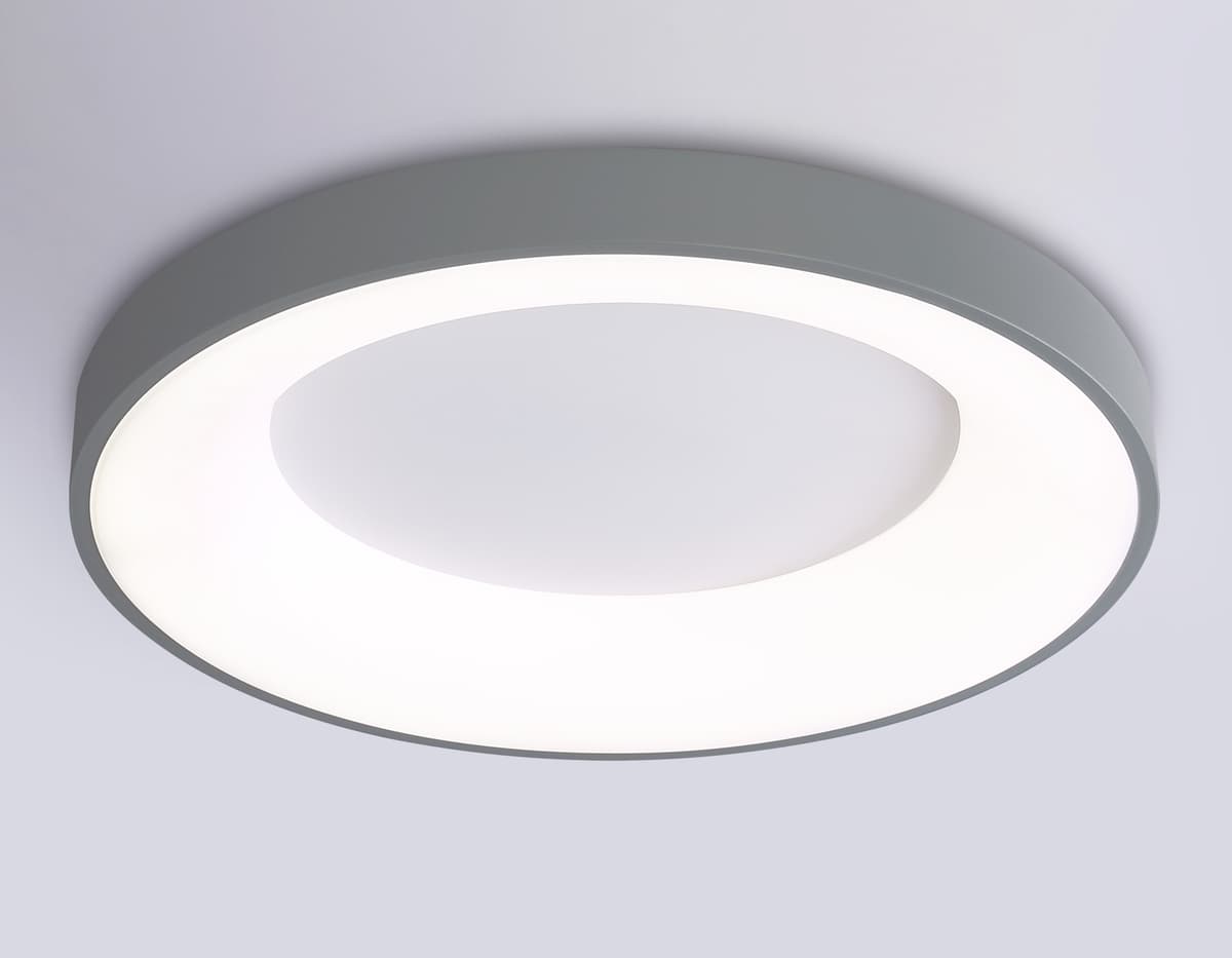 FZ1402 GR серый IP20 48W 3000K-6500K D500*50 (ПДУ ИК)