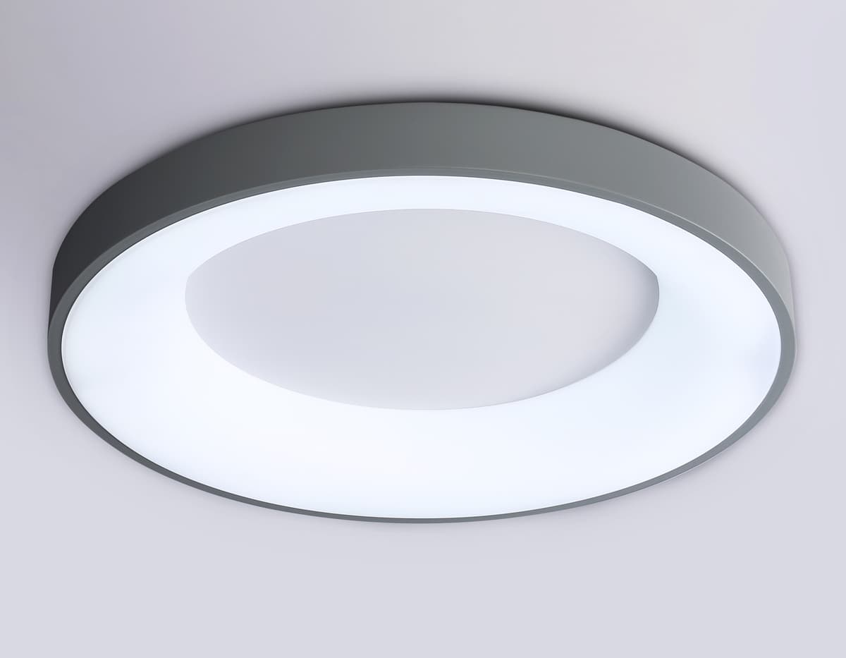 FZ1402 GR серый IP20 48W 3000K-6500K D500*50 (ПДУ ИК)