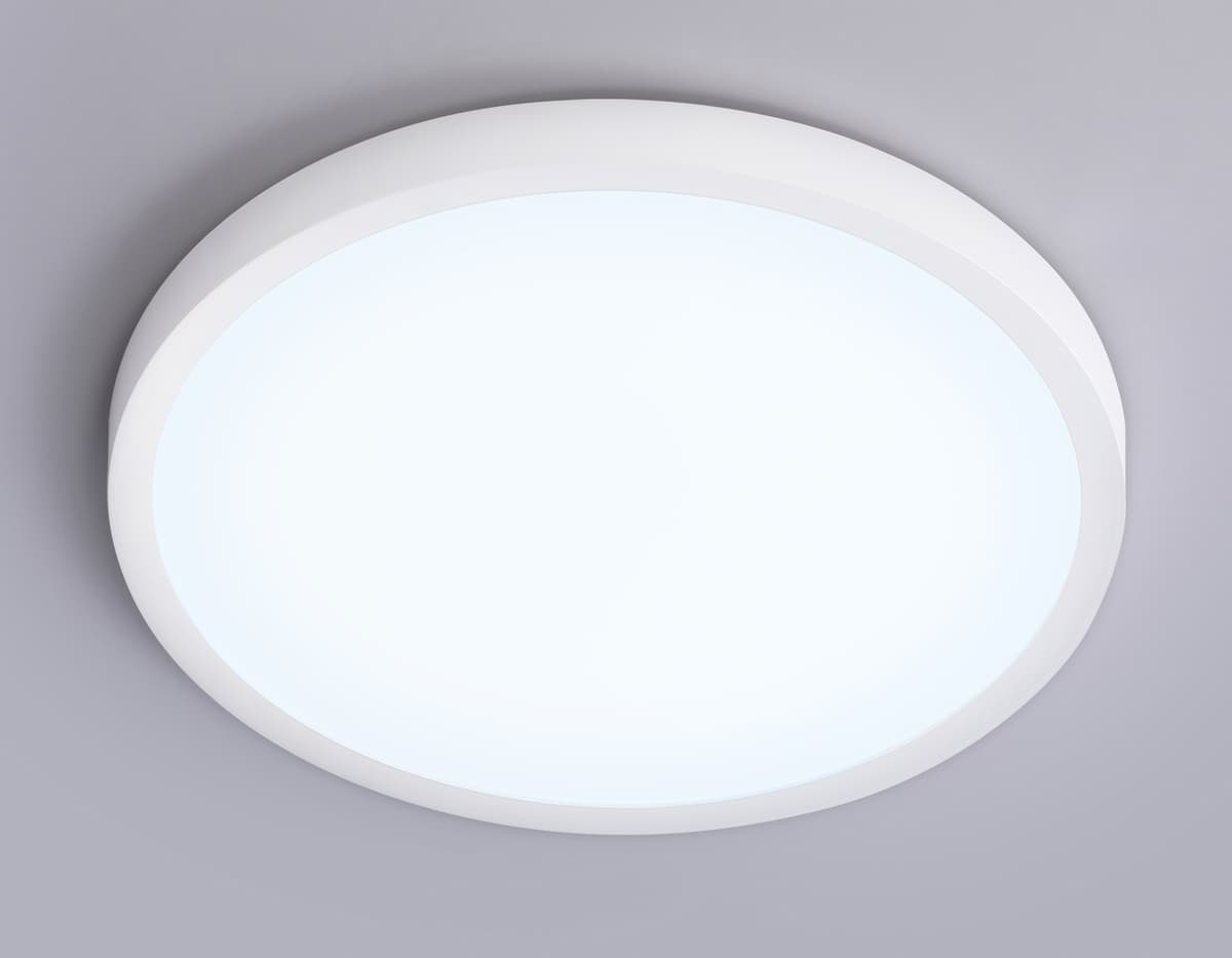 FZ1951 WH белый IP54 20W 5000K D270*15 (Без ПДУ)