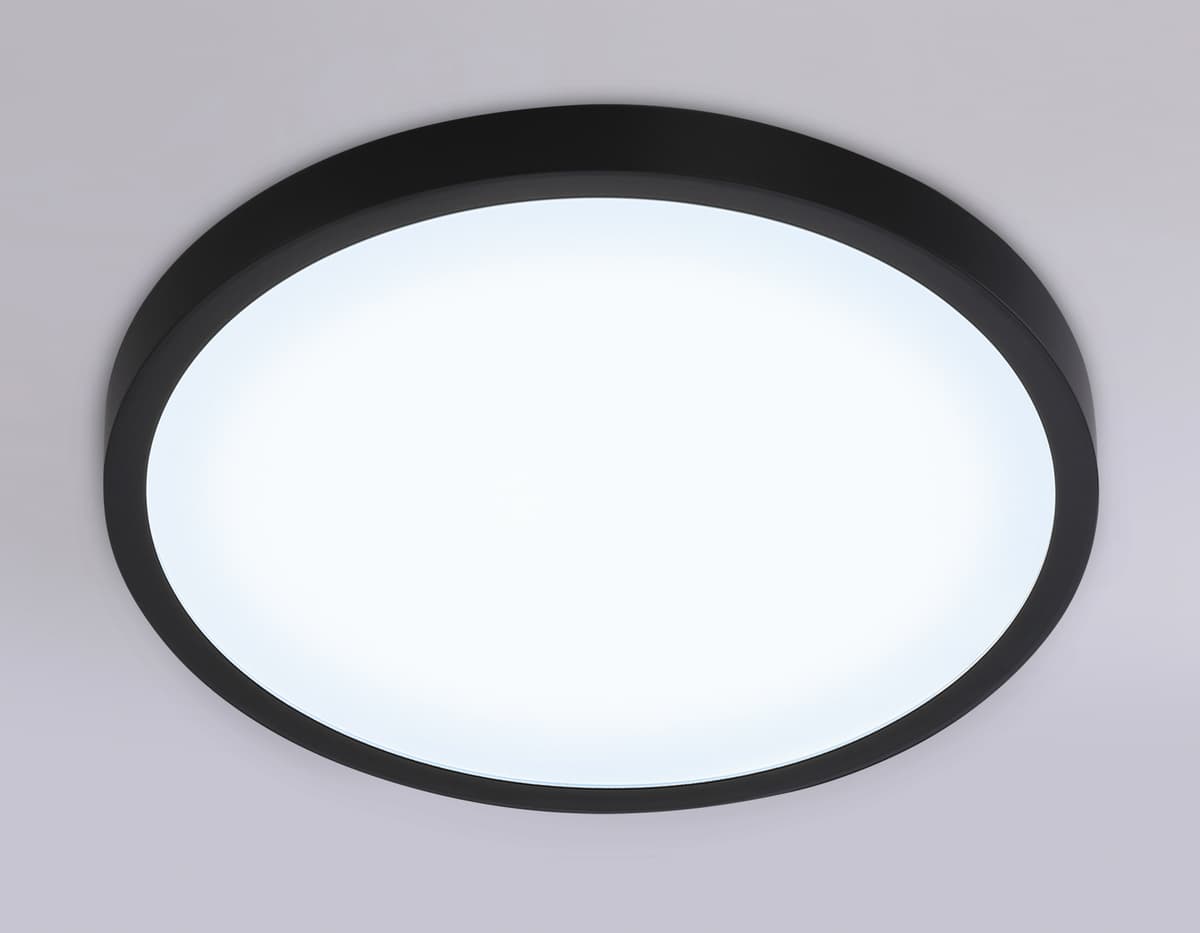 FZ1953 BK черный IP54 20W 5000K D270*15 (Без ПДУ)