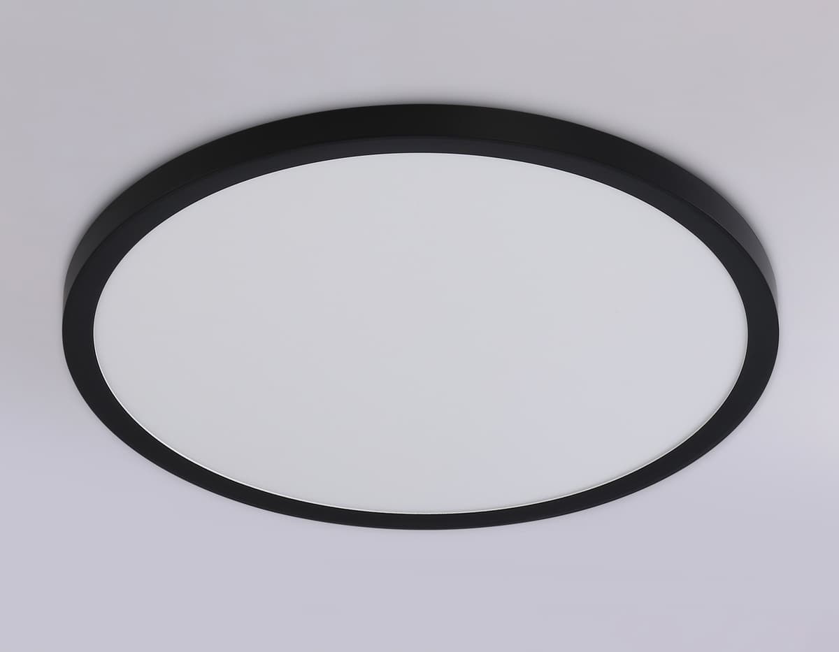 FZ1957 BK черный IP54 26W 5000K D370*15 (Без ПДУ)