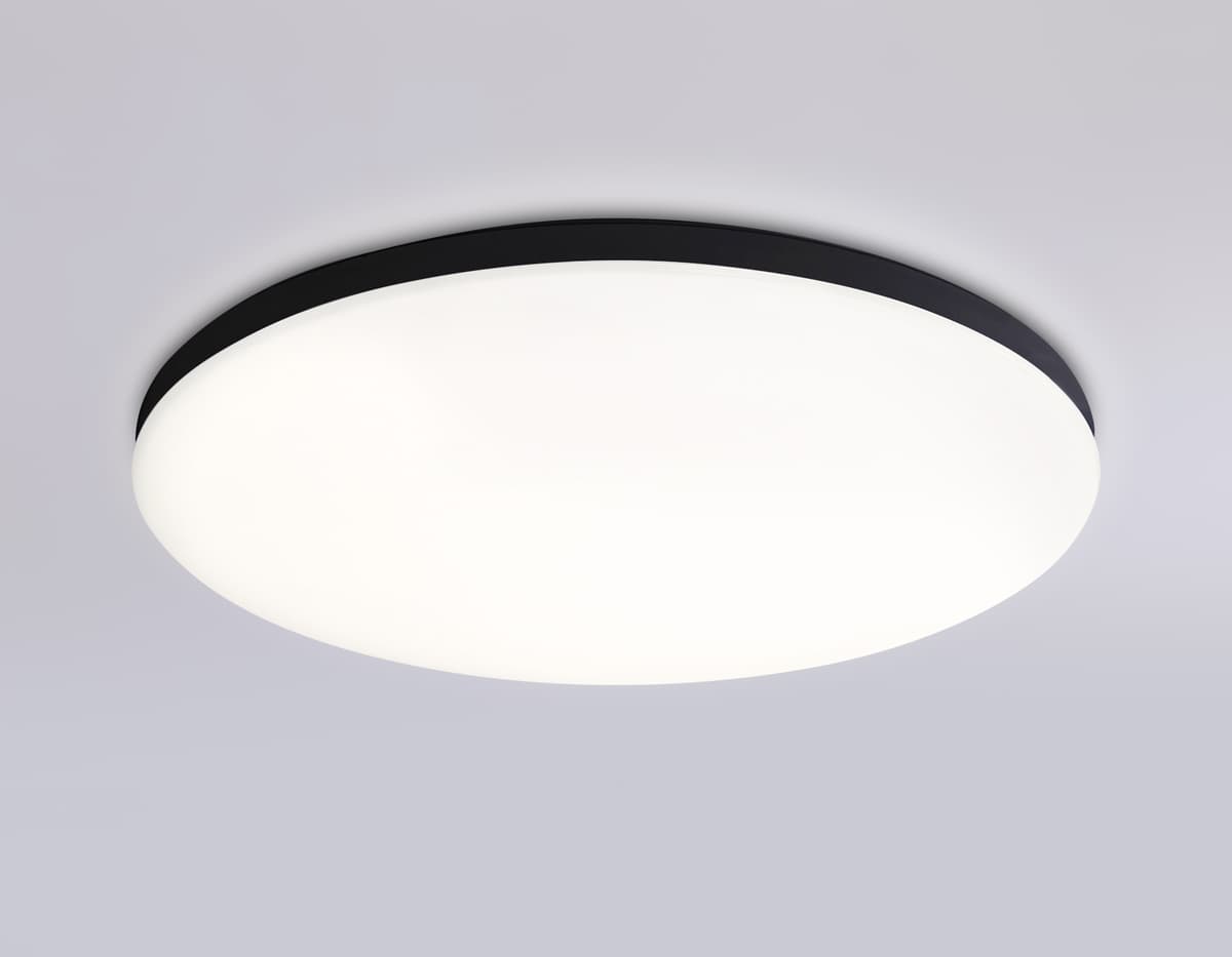 FZ2004 BK черный IP54 20W 3000K-6500K+RGB Wi-Fi Алиса/Tuya/Smart Home/Alexa D300*55 (ПДУ ИК)