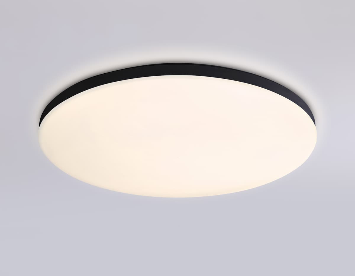 FZ2004 BK черный IP54 20W 3000K-6500K+RGB Wi-Fi Алиса/Tuya/Smart Home/Alexa D300*55 (ПДУ ИК)