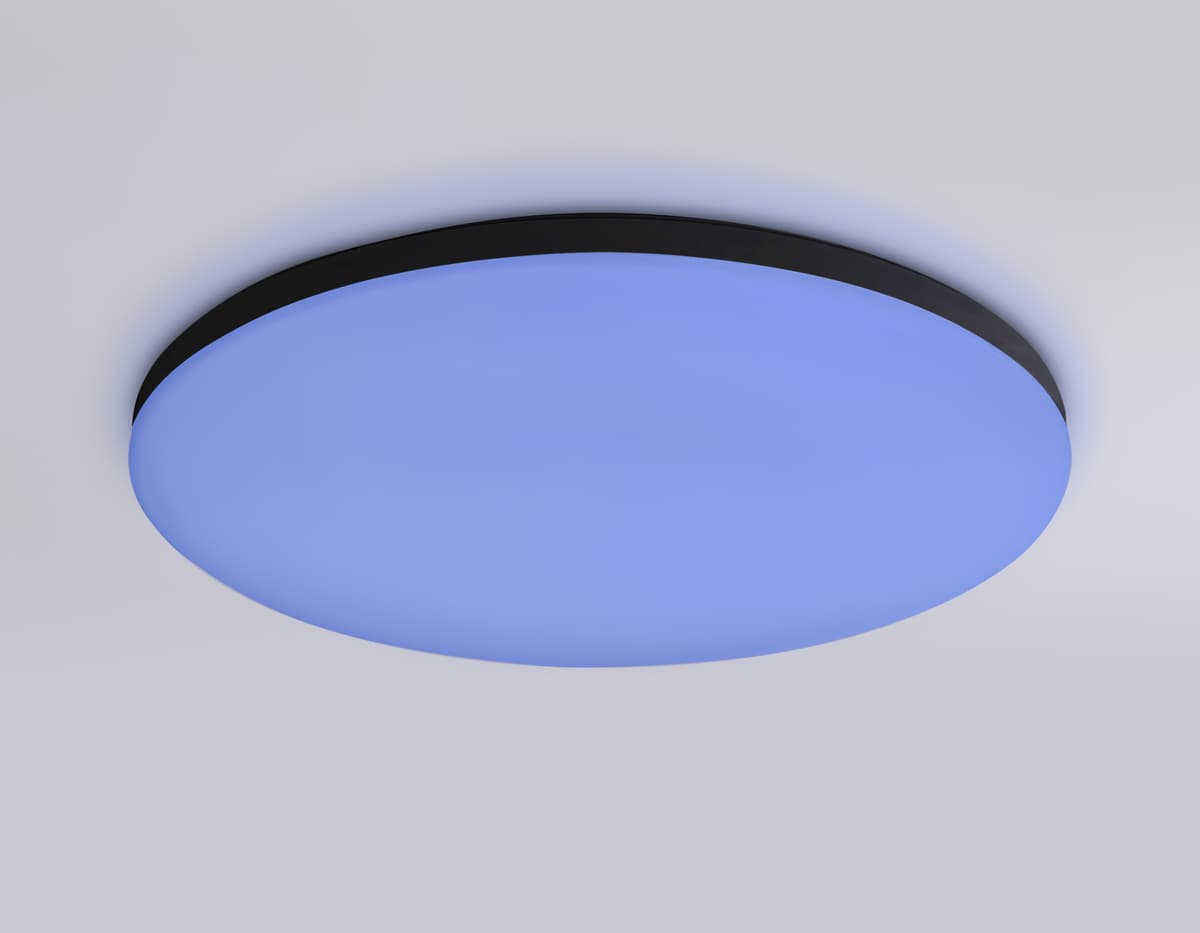 FZ2004 BK черный IP54 20W 3000K-6500K+RGB Wi-Fi Алиса/Tuya/Smart Home/Alexa D300*55 (ПДУ ИК)