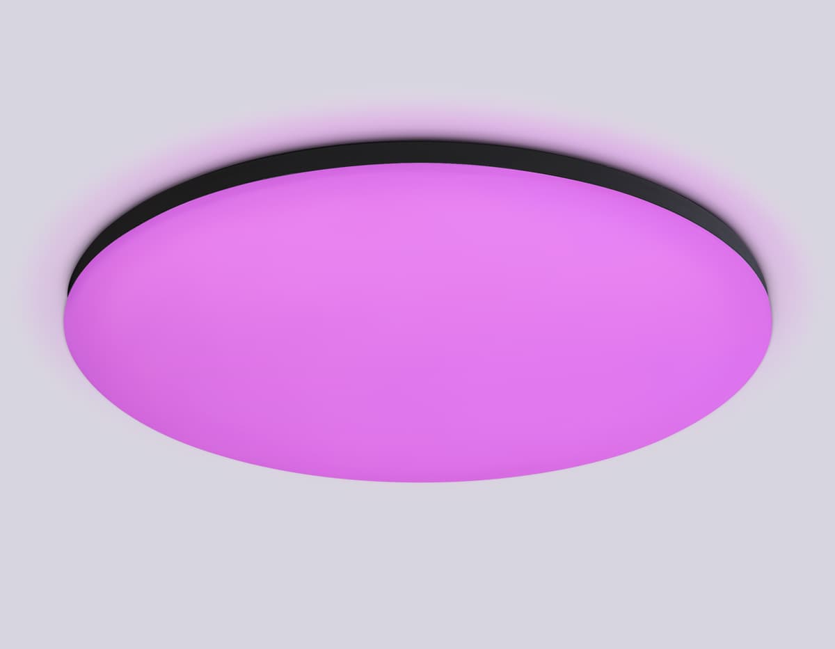 FZ2005 BK черный IP54 25W 3000K-6500K+RGB Wi-Fi Алиса/Tuya/Smart Home/Alexa D370*55 (ПДУ ИК)