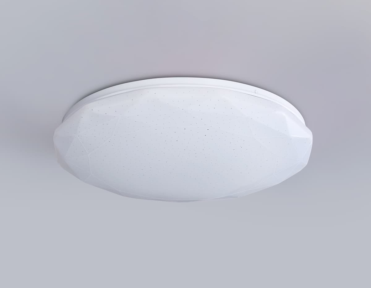 FZ417 WH белый IP20 46W 3000K-6500K+RGB D380*60 (ПДУ ИК)